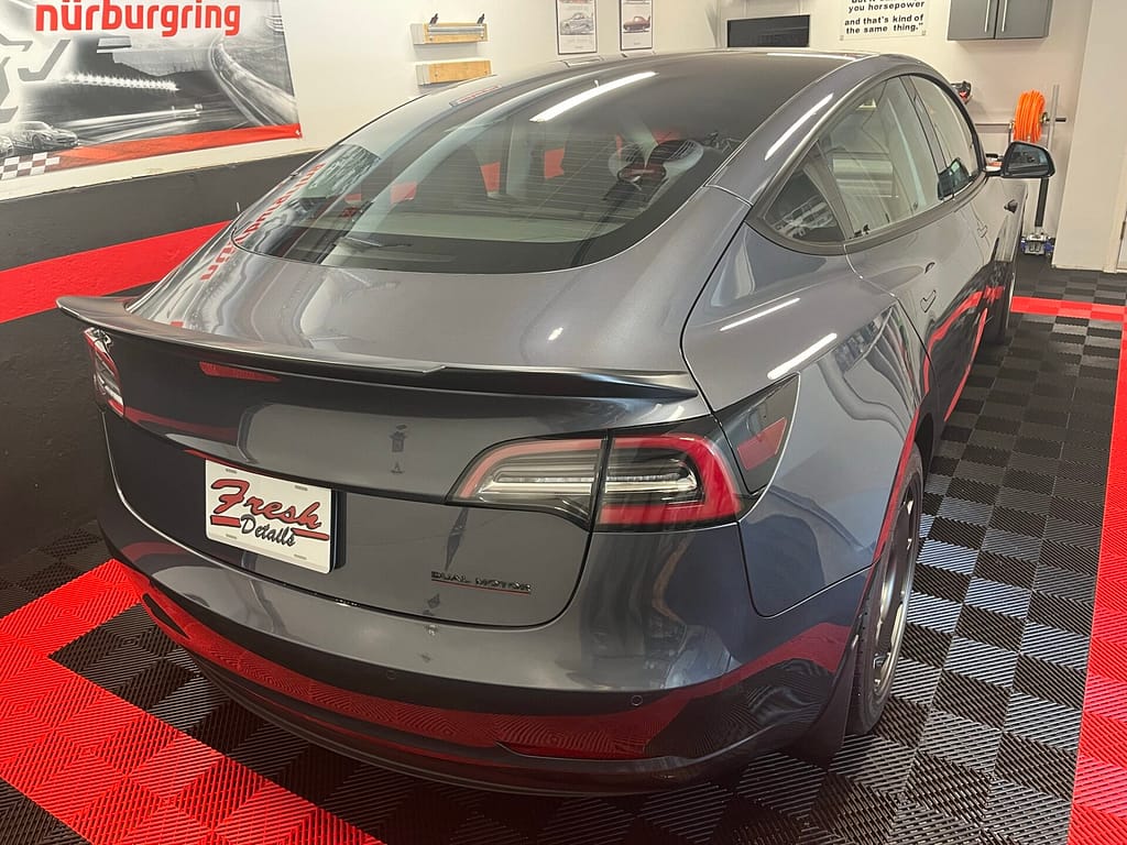 Ceramic Coating on a Tesla Model 3 in Marlboro NY