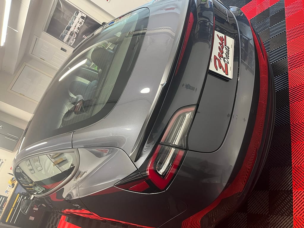 Ceramic Coating on a Tesla Model 3 in Marlboro NY