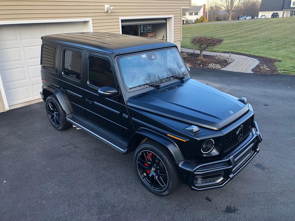 Ceramic Coating on a Mercedes AMG G63 in Marlboro NY