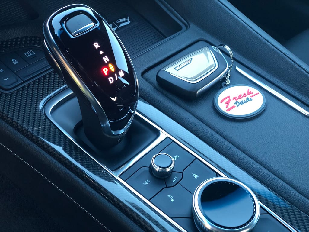 Ceramic Coating on a Cadillac CTS-V Blackwing in Milton NY 12547