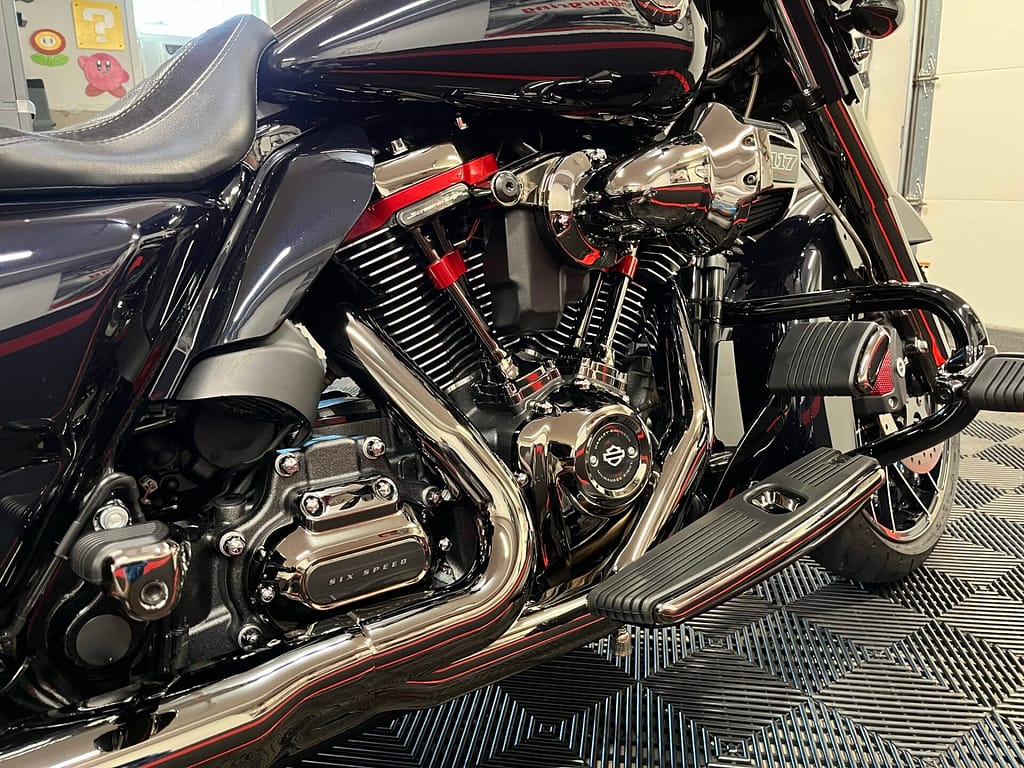System X Ceramic Coating and paint correction on a Harley Davidson Motorcycle in Marlboro NY