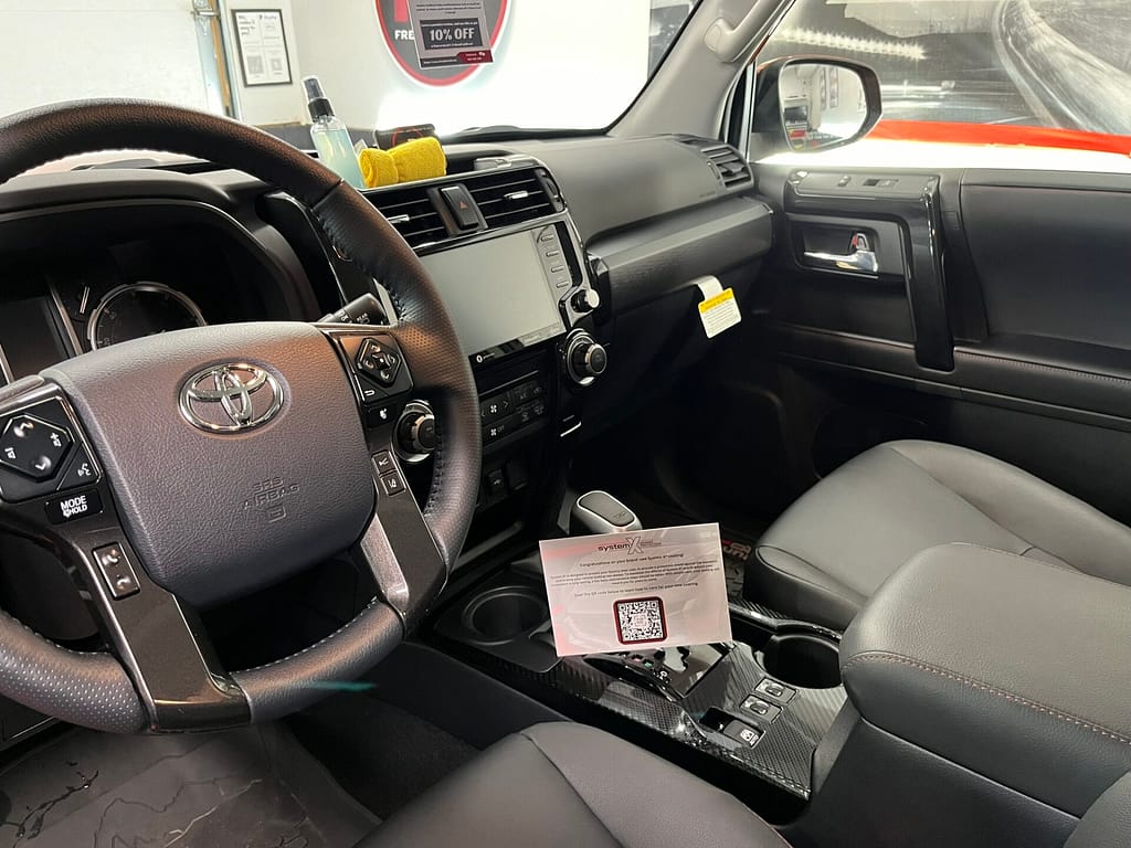 Interior Ceramic Coating on a Toyota 4 Runner in Milton NY 12547