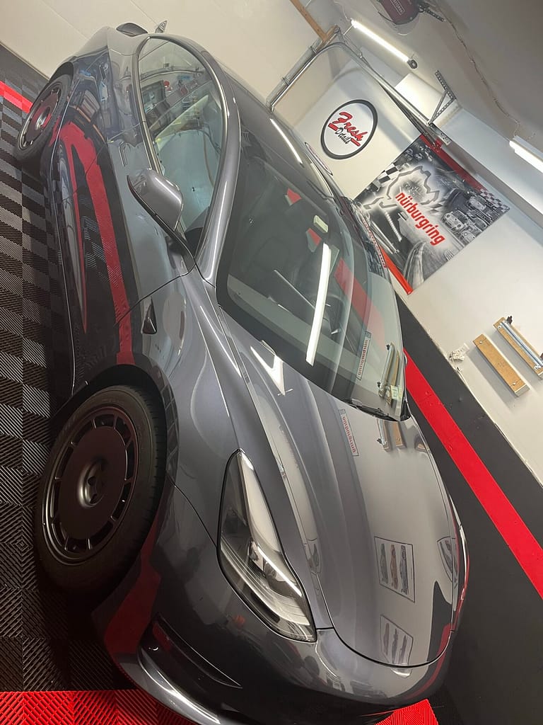 Ceramic Coating on a Tesla Model 3 in Milton NY 12547