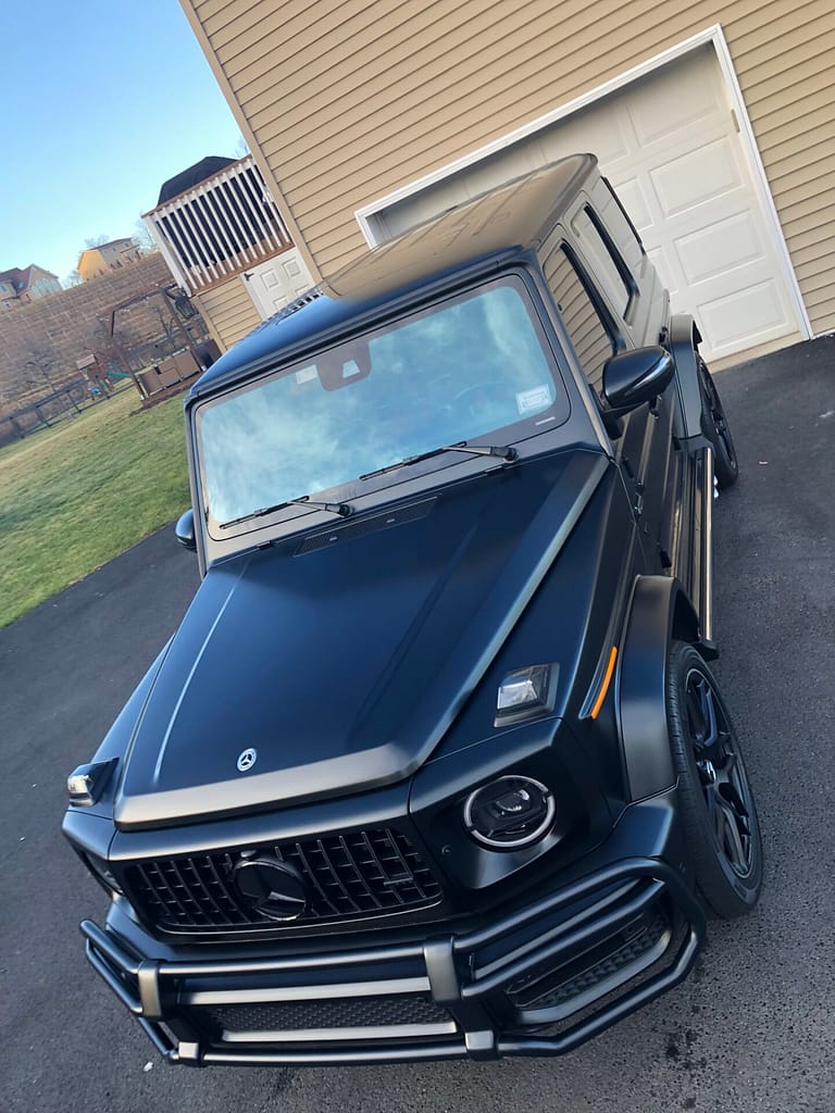 Ceramic Coating on a Mercedes AMG G63 in Marlboro NY